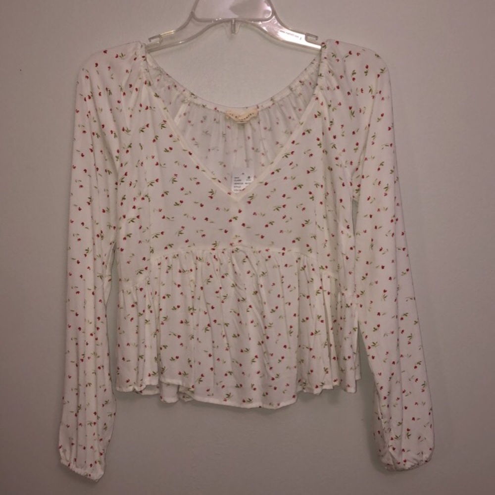 Pacsun long sleeve baby doll shirt